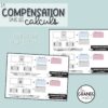 LA COMPENSATION - affiches et fiches manipulation