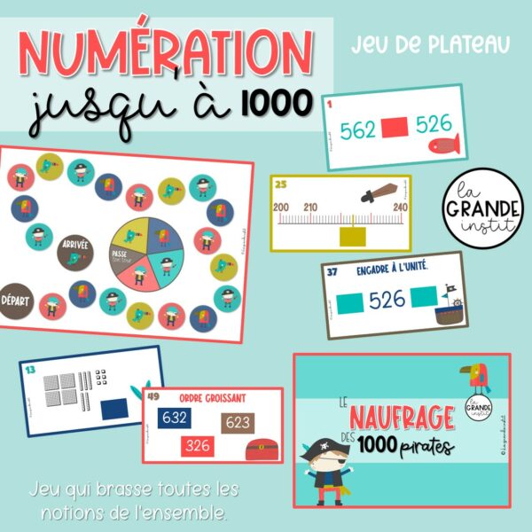 Diapositive5 NUMÉRATION jusqu'à 1000 - PACK