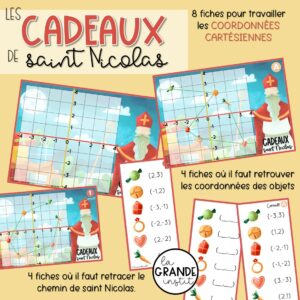 LES CADEAUX DE ST NICOLAS - plan cartésien