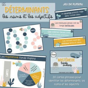 LES MYSTÉRIEUX FONDS MARINS - Jeu de plateau