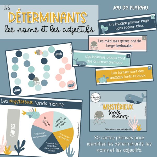 LES MYSTÉRIEUX FONDS MARINS - Jeu de plateau