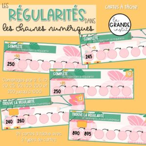 LES RÉGULARITÉS dans les chaines numériques - càt