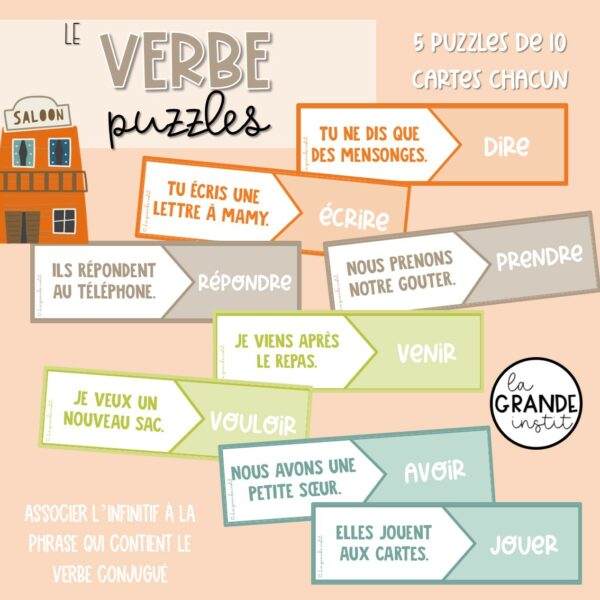 LE VERBE - PACK ! - Cow-boys et indiens