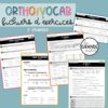 ORTHOGRAPHE et VOCABULAIRE - Cours de 3e primaire
