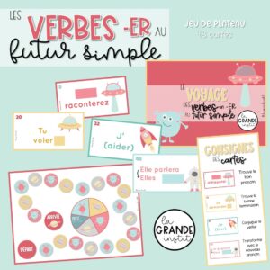 FUTUR SIMPLE (verbes -ER) - Jeu de plateau