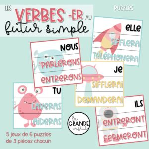 FUTUR SIMPLE (verbes -ER) - puzzles