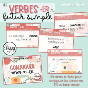 FUTUR SIMPLE (verbes -ER) - càt
