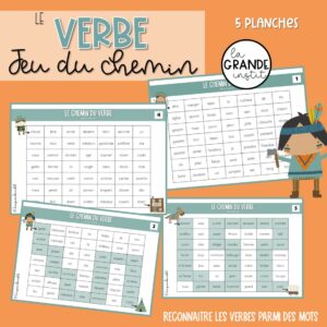 LE VERBE - Jeu du chemin - Cow-boys et indiens