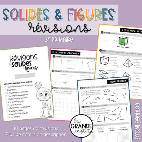 RÉVISIONS JUIN 3e primaire - PACK !