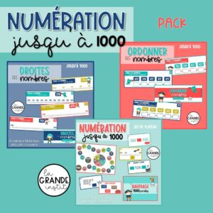 NUMÉRATION jusqu'à 1000 - PACK