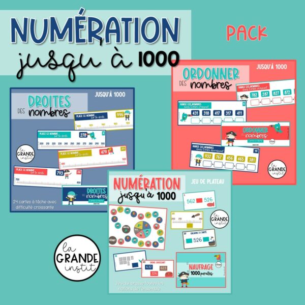 Diapositive7 NUMÉRATION jusqu'à 1000 - PACK