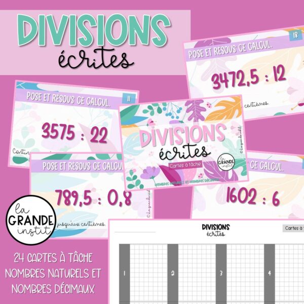 CALCULS ÉCRITS - càt QR code - PACK