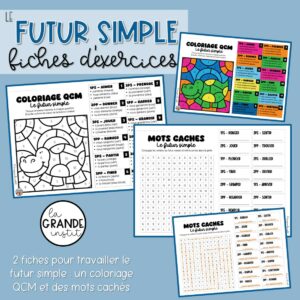 FUTUR SIMPLE - Fiches jeux/exercices