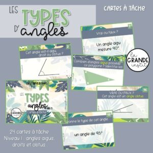 LES TYPES D'ANGLES (niv 1-2) - càt