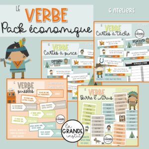 LE VERBE - PACK ! - Cow-boys et indiens