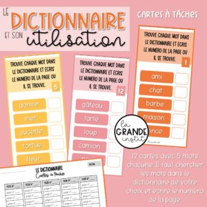 LE DICTIONNAIRE et son utilisation - càt