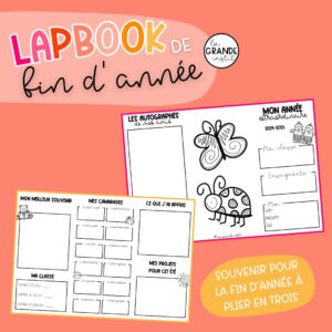 LAPBOOK SOUVENIR FIN D'ANNÉE