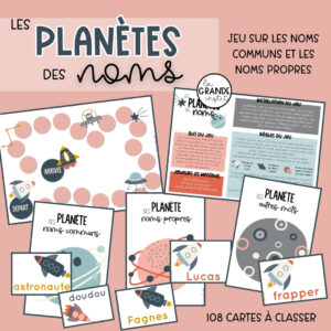 LES PLANÈTES DES NOMS - Noms communs et propres