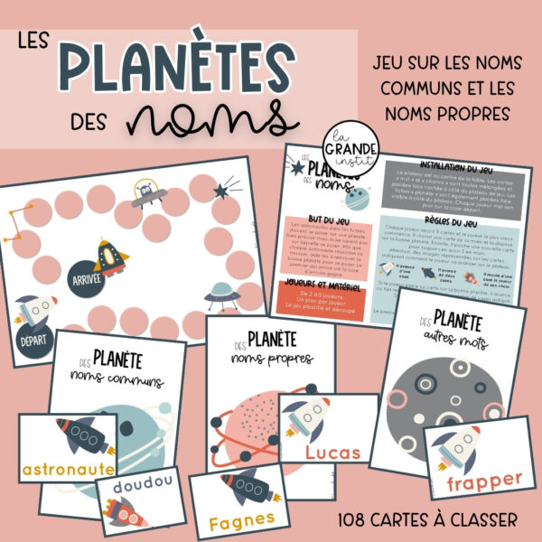 LES PLANÈTES DES NOMS - Noms communs et propres