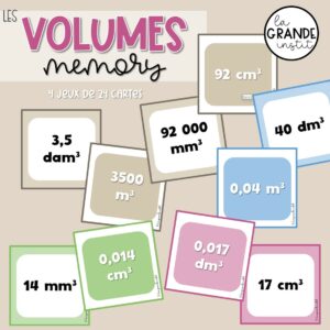 CONVERSIONS DE VOLUMES - Memory