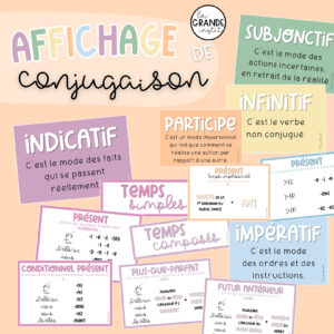 AFFICHAGE de CONJUGAISON