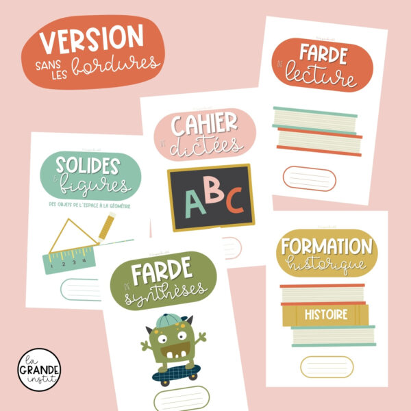 INTERCALAIRES / PAGES DE GARDE