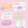 AFFICHAGE couleurs pastels - suite