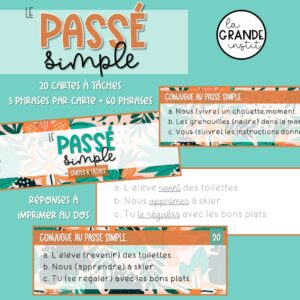 PASSÉ SIMPLE - càt