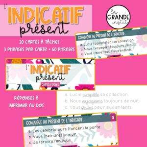 INDICATIF PRÉSENT - càt