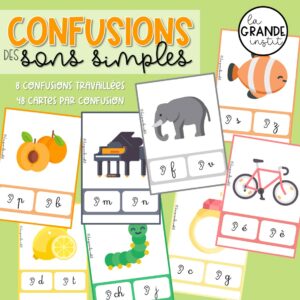 CONFUSIONS DES SONS SIMPLES - cartes à pince