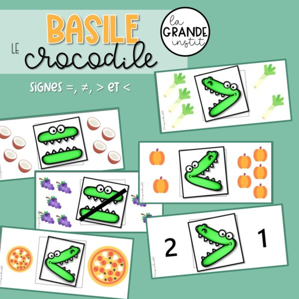 BASILE LE CROCODILE - jeux