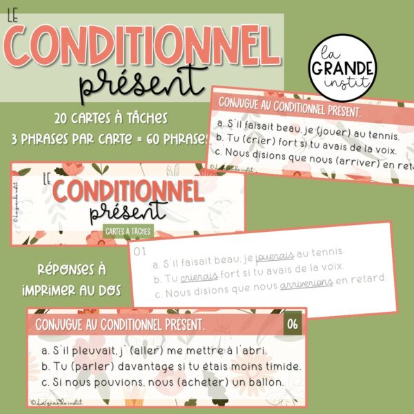 CONDITIONNEL PRÉSENT - càt