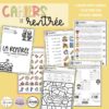 CAHIERS D'ACTIVITÉS - La rentrée - P1 à P6