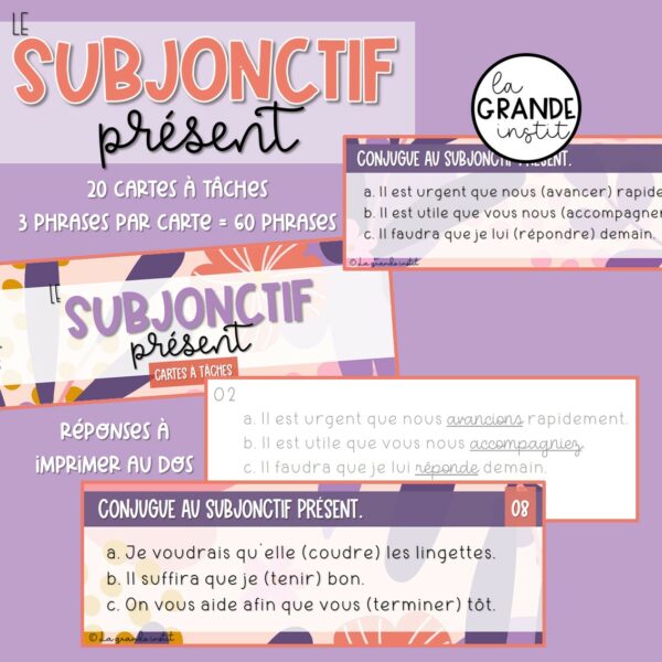 CONJUGAISON - Càt - PACK !
