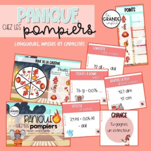 PANIQUE CHEZ LES POMPIERS - Longueurs, masses et capacités