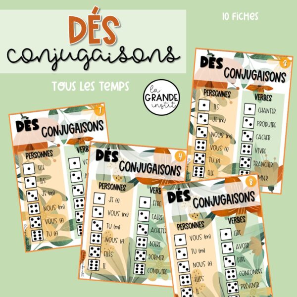 DÉS conjugaisons - tous les temps