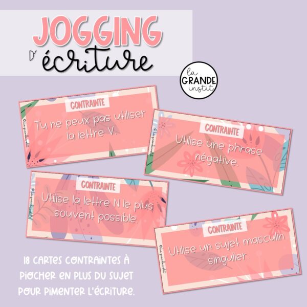 Diapositive57 JOGGING D'ÉCRITURE