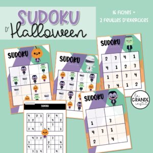 Diapositive58 SUDOKU d'HALLOWEEN
