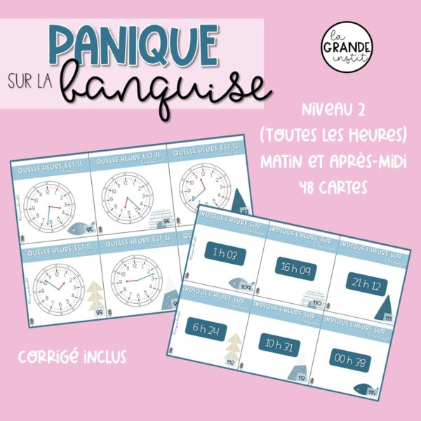 PANIQUE SUR LA BANQUISE - Les heures