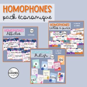 HOMOPHONES - Pack économique