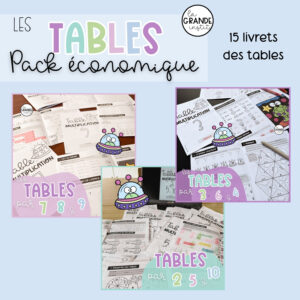 TABLES - Livrets d'exercices - PACK