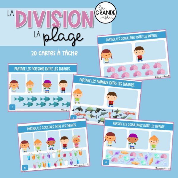 LE SENS DE LA DIVISION - cartes à tâche