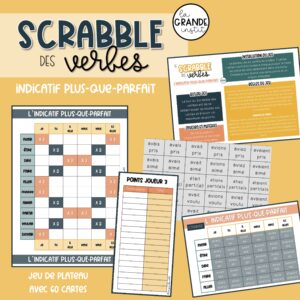 SCRABBLE DES VERBES - Indicatif plus-que-parfait