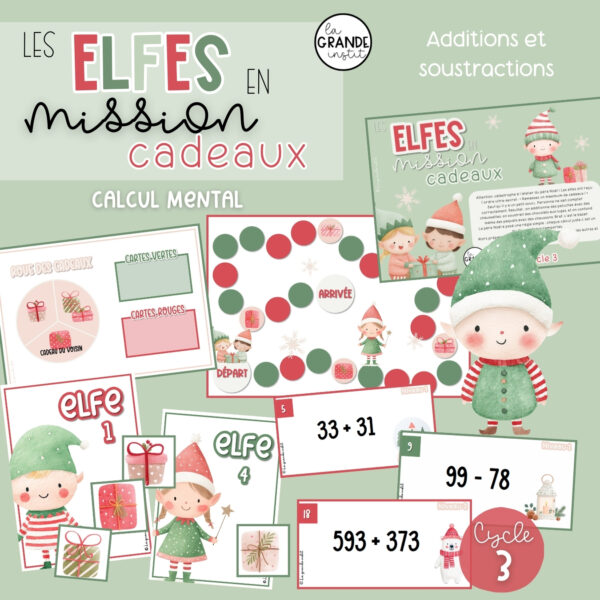 LES ELFES EN MISSION "CADEAUX" - cycle 3