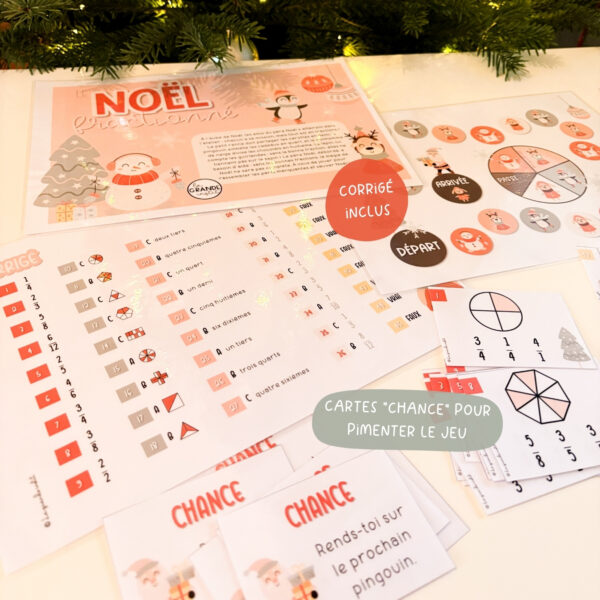 LE NOËL FRACTIONNÉ - Jeu de plateau