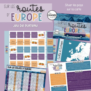 SUR LES ROUTES D'EUROPE - Situer les pays