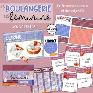 LA BOULANGERIE DES FEMININS - Féminin des noms et adjectifs