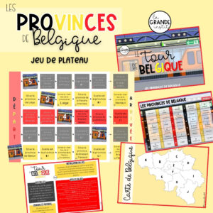 LE TOUR DE BELGIQUE - Les provinces de Belgique