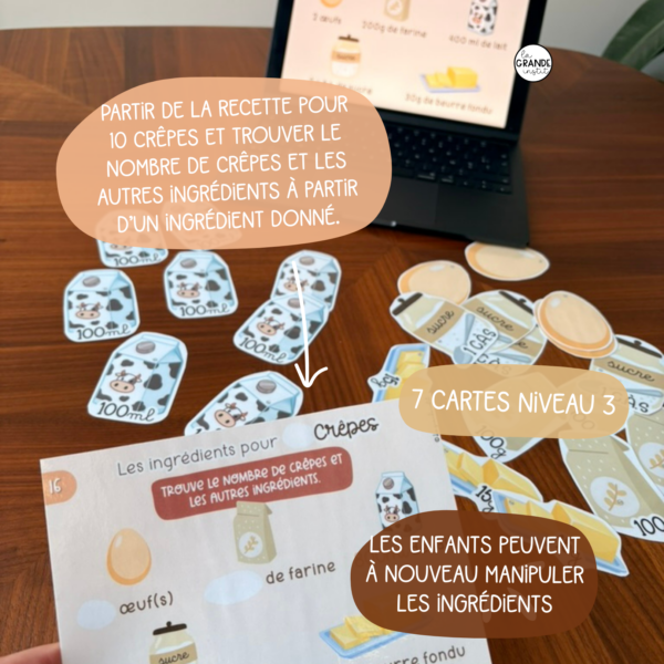 PROPORTIONNALITE - Manipulation chandeleur