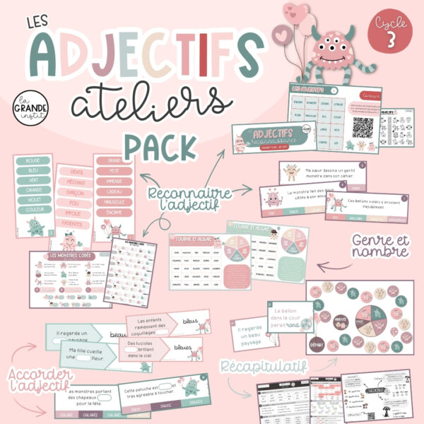 ADJECTIFS - Pack économique !!